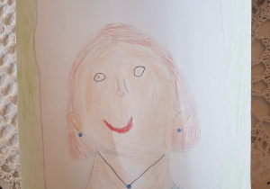 Portret pani Ani w wykonaniu Marysi N. z grupy VII